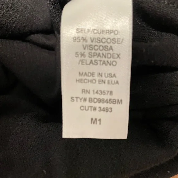 Naked Wardrobe Black Baby Mama Crew Neck Dress - Picture 5 of 5